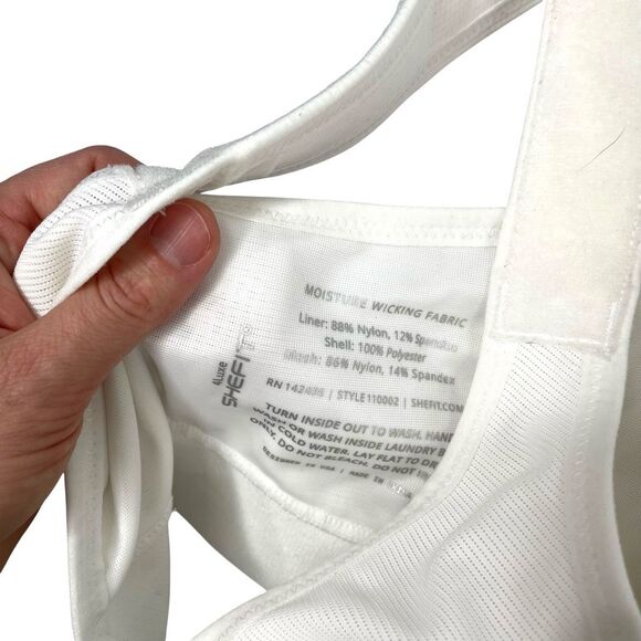 SheFit Ultimate Sports Bra High Impact Size 4Luxe White - Picture 8 of 10